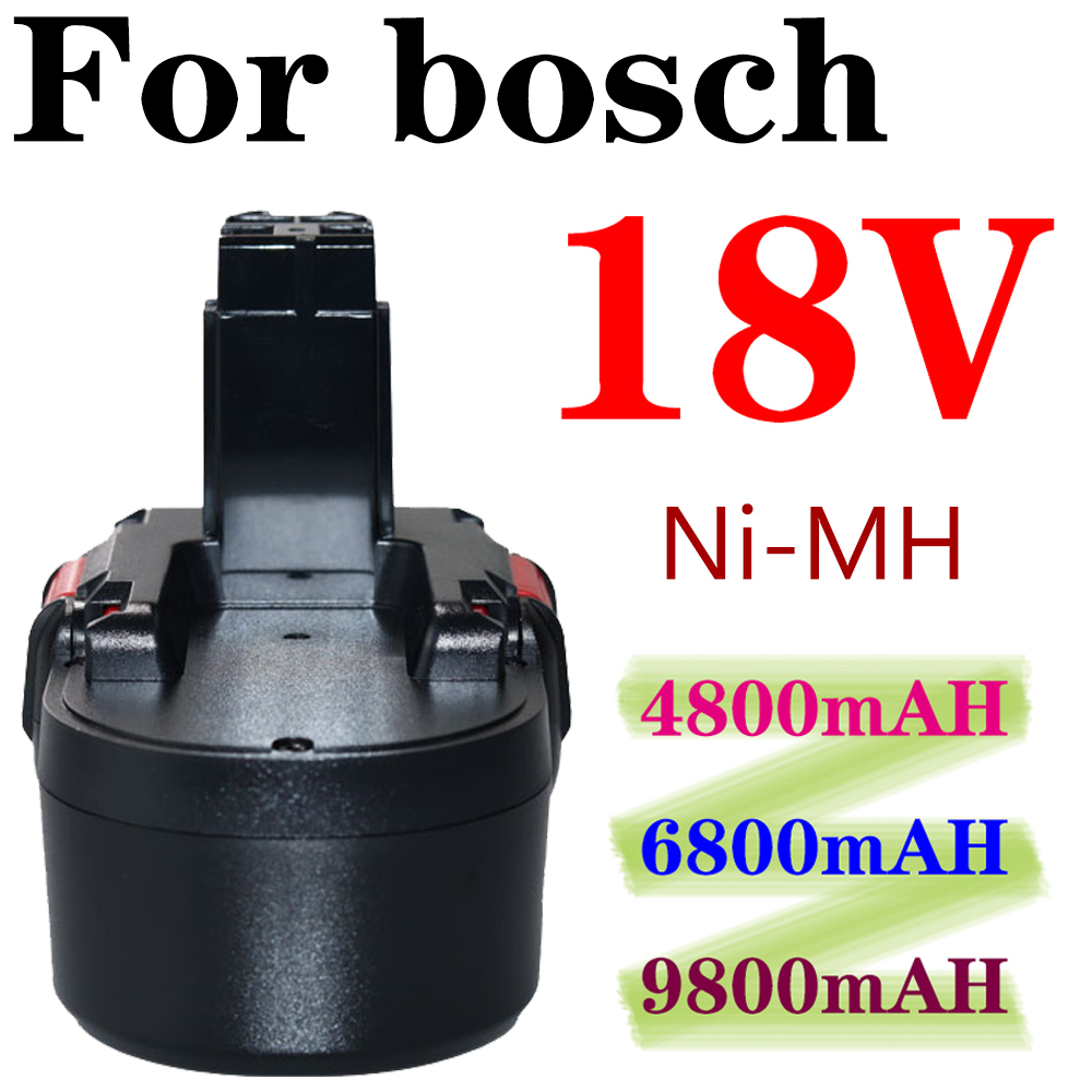Bosch Drill Gsb 18V - สำหรับบ๊อช 18V 4.8/6.8/9.8Ah BAT025 แบตเตอรี่แบบชาร์จไฟได้ Ni-MH