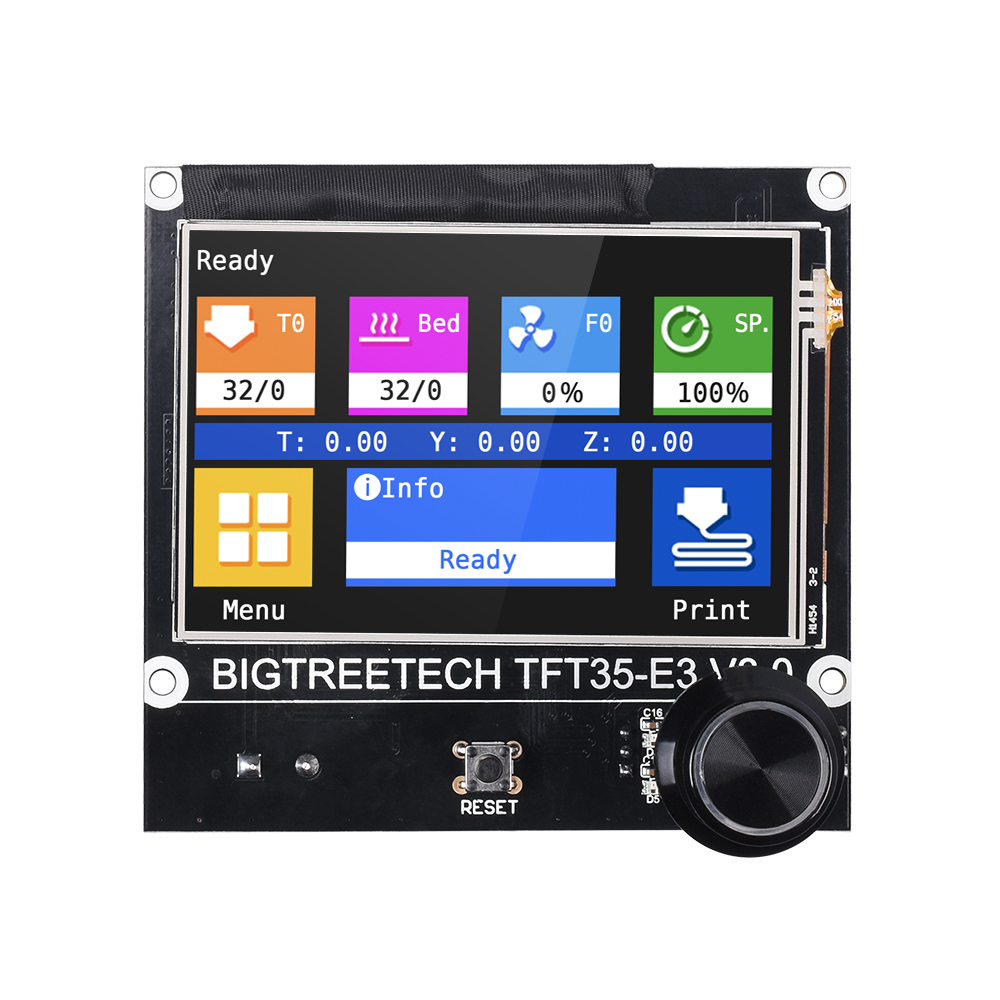 หน้าจอ: BIGTREETECH TFT35 E3 V - Creality Printer K1 บทวิจารณ์และราคา