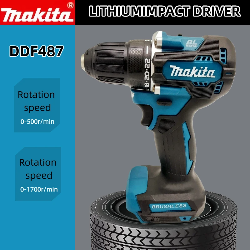 สว่านไร้สาย Makita DDF487 18V  - Makita Drill Ddf484 บทวิจารณ์และราคา