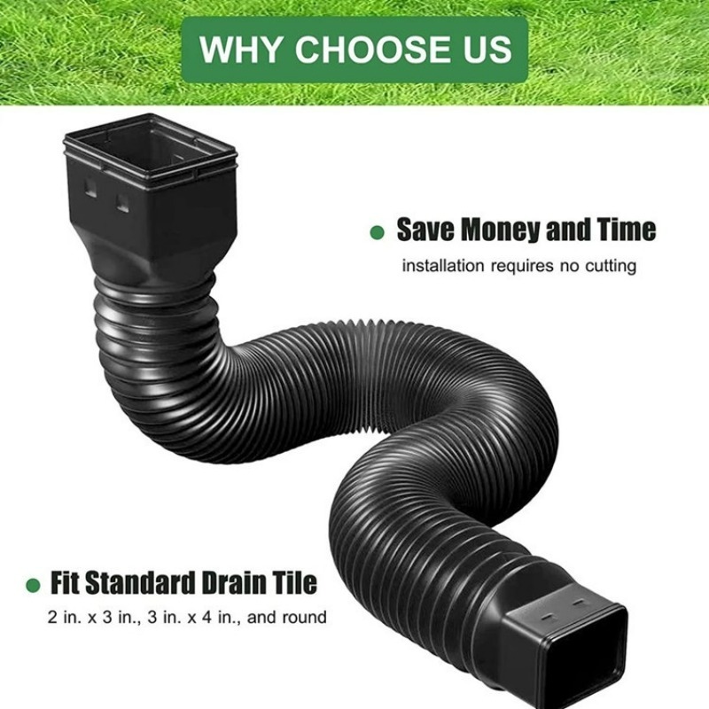 ท่อระบายน้ำฝนแบบยืดหดได้ ปรับค - Flexible Hose Braided บทวิจารณ์และราคา