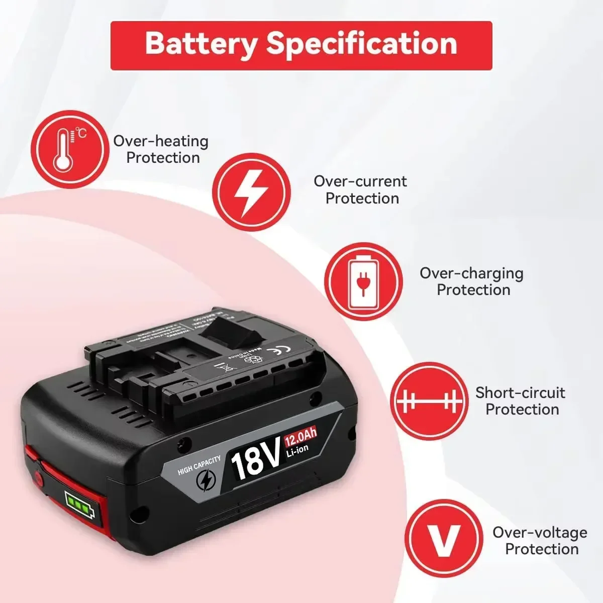 แบตเตอรี่ 18V ของแท้ 8.0/10.0/ - Bosch Drill Gsb 18V บทวิจารณ์และราคา