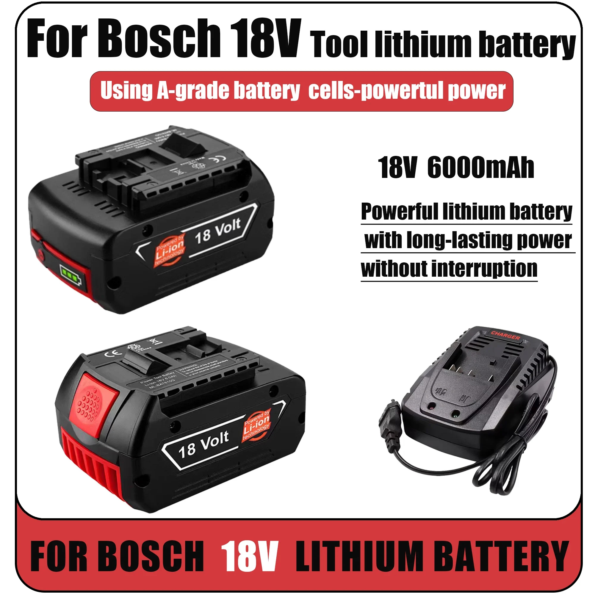 แบตเตอรี่รุ่นใหม่ อัพเกรดแล้ว  - Bosch Drill Gsb 18V บทวิจารณ์และราคา